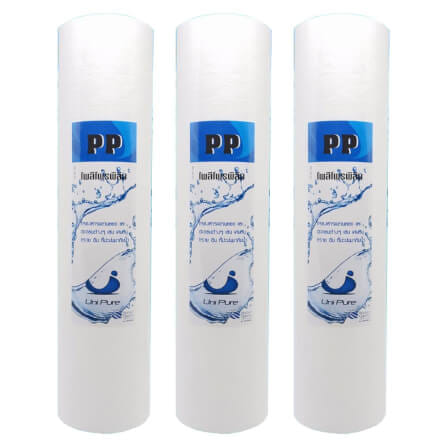 ไส้กรองน้ำ PP 5 ไมครอน UNI PURE รุ่น FUN-PP10X3 ขนาด 10 นิ้ว (3 ชิ้น) _1